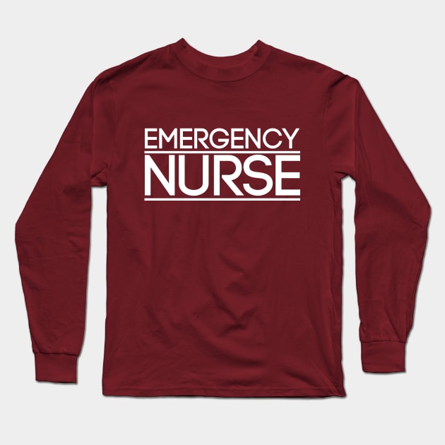 Emergency Nurse Long Sleeve T-Shirt by Saytee1